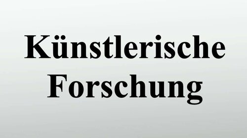 Leitgedanken künstlerischer Forschung, die für unser Projekt wichtig sind: