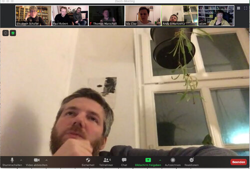 ONE OF MANY PEEK ZOOM MEETINGS ...